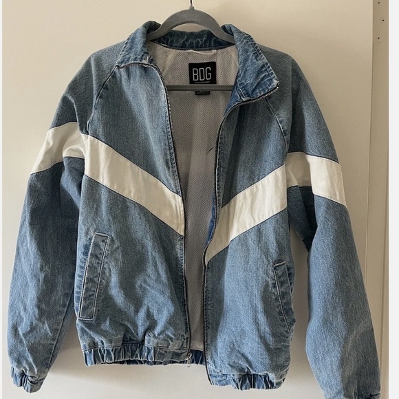 Urban Outfitters men’s BDG Meadowland Denim Track Jacket RARE vintage look S NWT - Picture 8 of 9